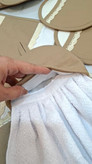 سرویس آشپزخانه پارچه ای عسل ۱۰ تیکه مدل کرم نسکافه ای پرطرفدار