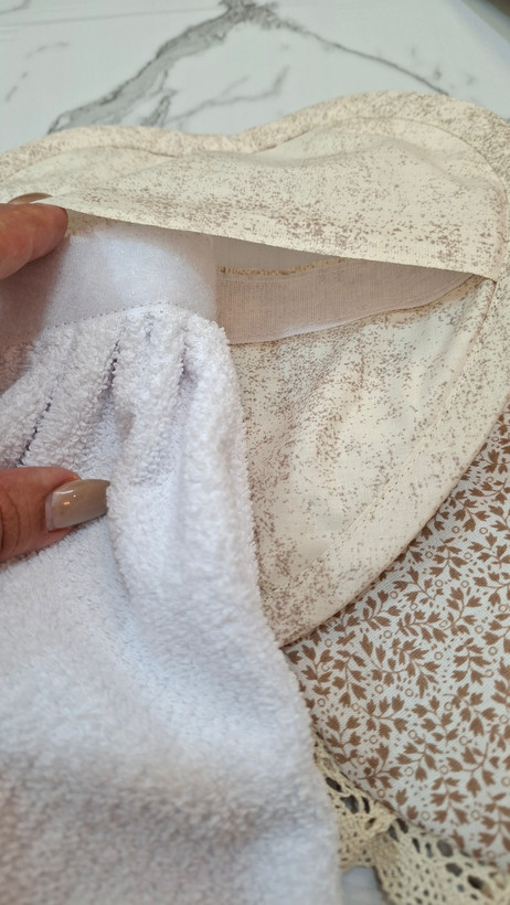 سرویس آشپزخانه پارچه ای عسل مدل ۰۲ طرح برگ پاییز
